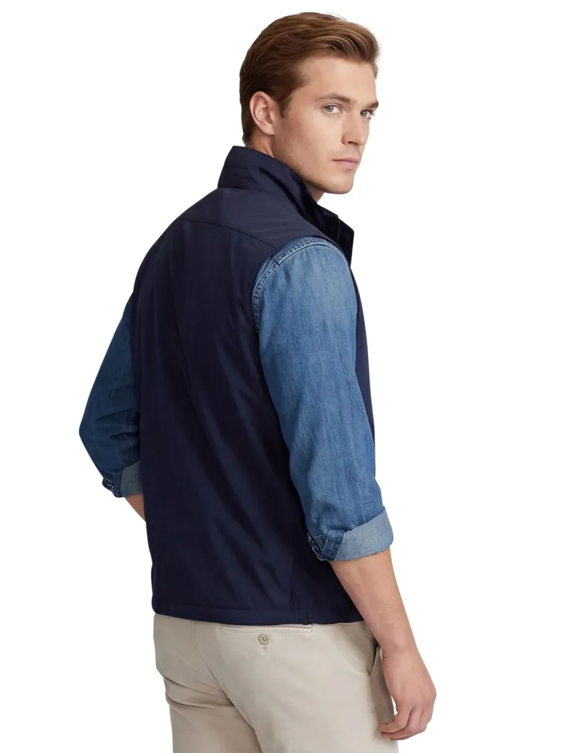 Navy bodywarmer Ralph Lauren