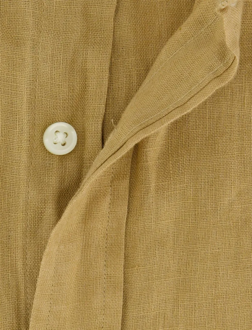 Overhemd lichtbruin Polo Ralph Lauren Slim fit button down boord