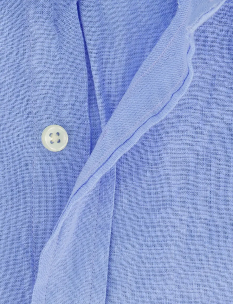 Polo Ralph Lauren overhemd lichtblauw linnen