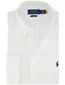 Witte linnen Polo Ralph Lauren Slim Fit overhemd