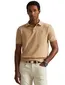 poloshirt Ralph Lauren korte mouw bruin normale fit 3 knopen