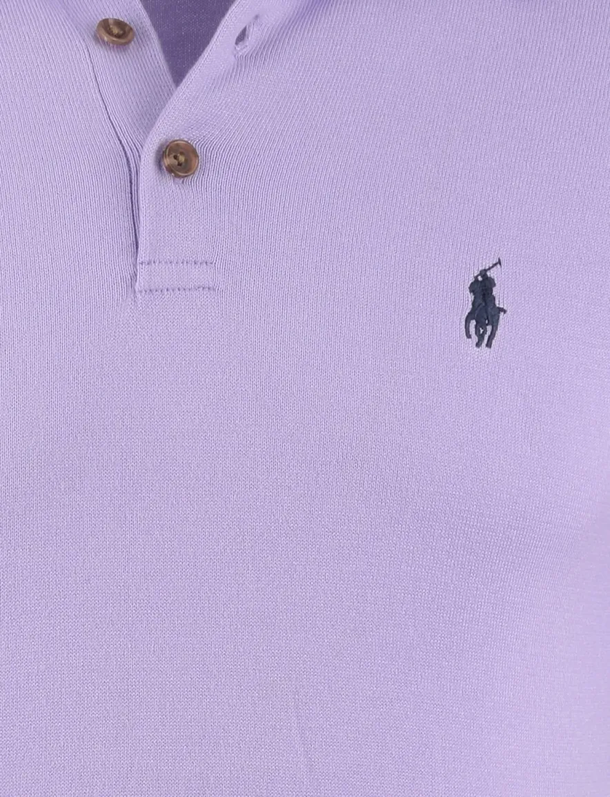 Paars poloshirt Polo Ralph Lauren Classic Fit wijde fit