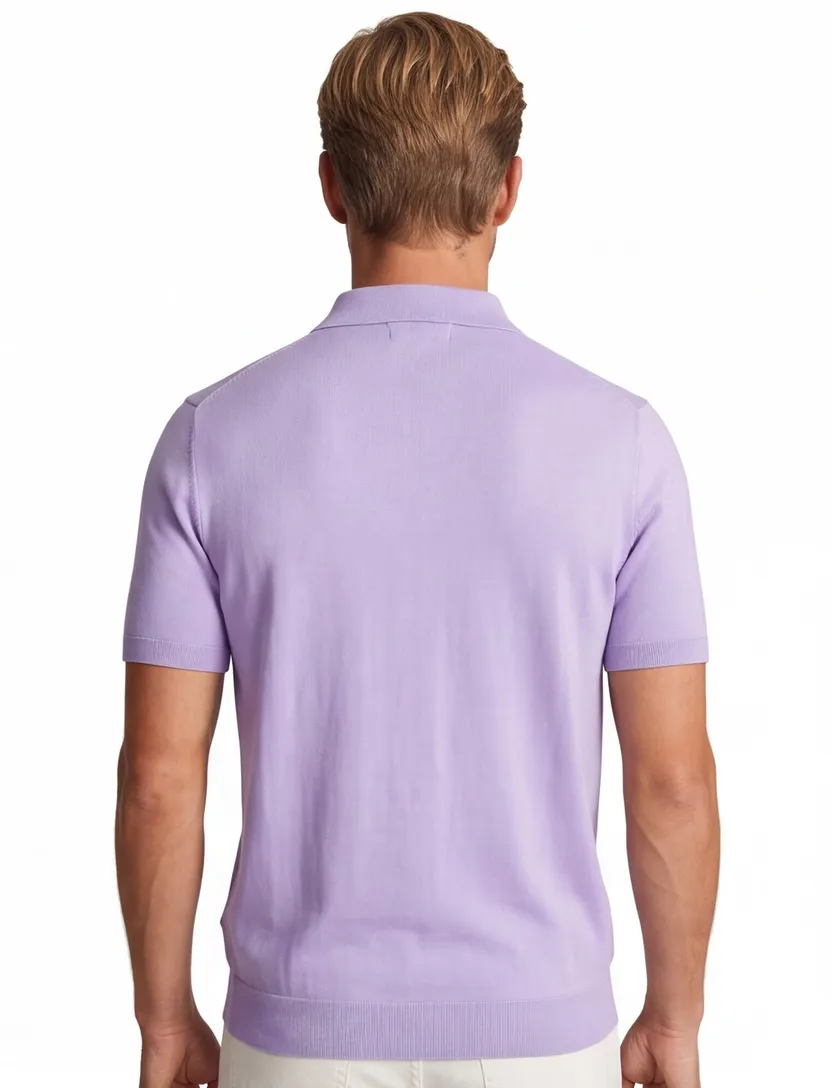 Poloshirt paars Polo Ralph Lauren Classic Fit
