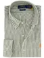 Groen gestreept overhemd Polo Ralph Lauren custom fit