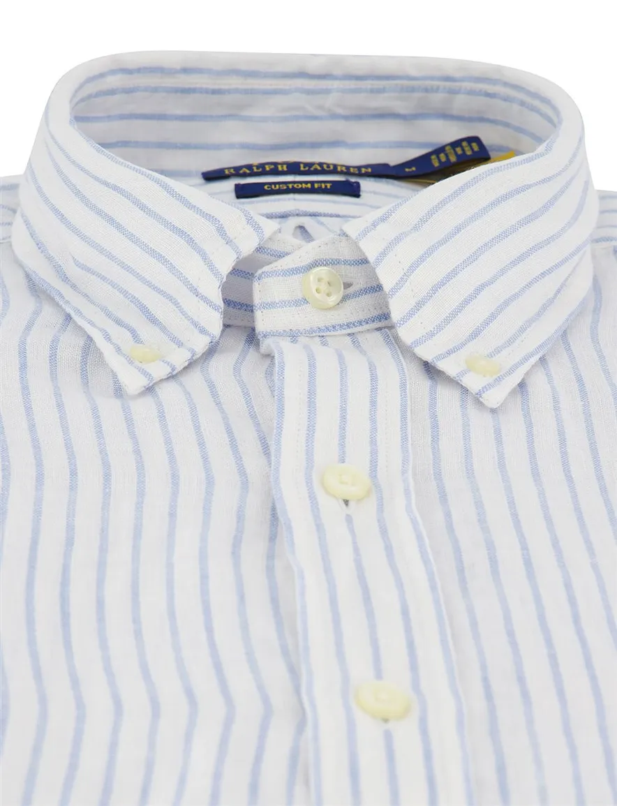 Polo Ralph Lauren overhemd blauw gestreept