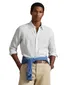 lichtblauw gestreept overhemd Polo Ralph Lauren Custom fit
