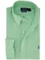 Groene wit gestreept linnen Polo Ralph Lauren overhemd