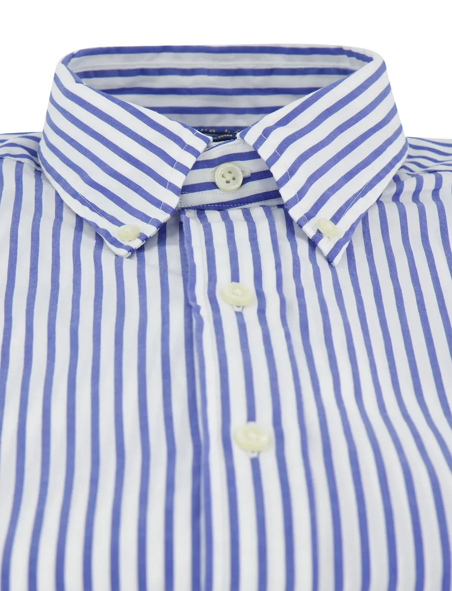 Polo Ralph Lauren overhemd wit blauw gestreept