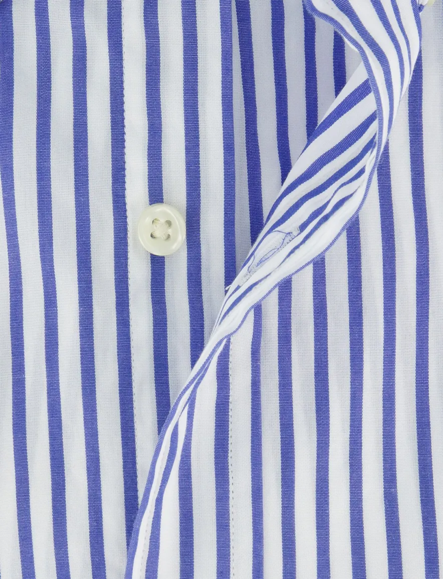 Polo Ralph Lauren overhemd wit blauw gestreept
