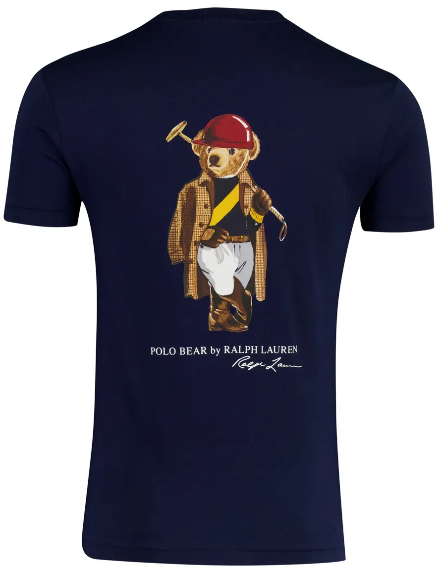 Polo Ralph Lauren Bear t-shirt backprint navy