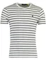 Polo Ralph Lauren Custom Slim Fit t-shirt wit navy gestreept