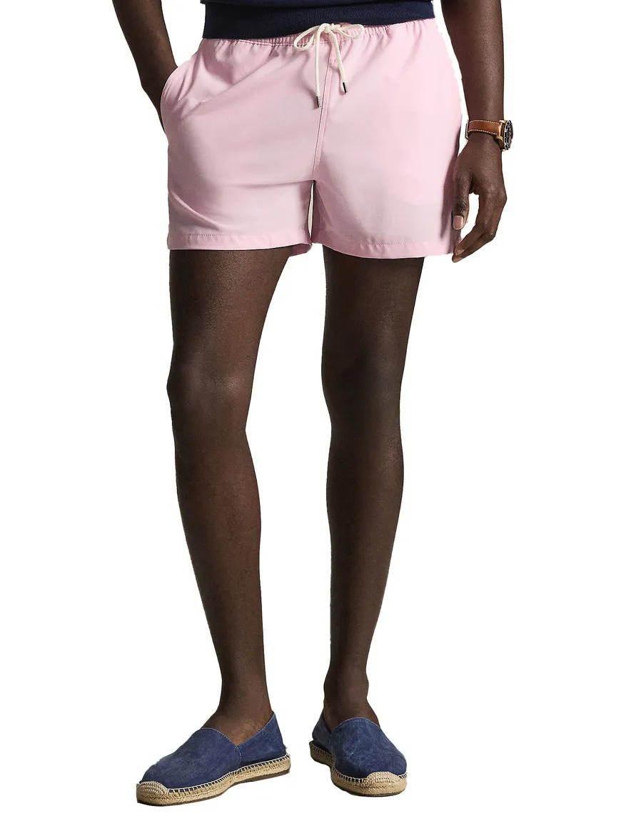 Polo Ralph Lauren roze zwembroek slim fit elastische band