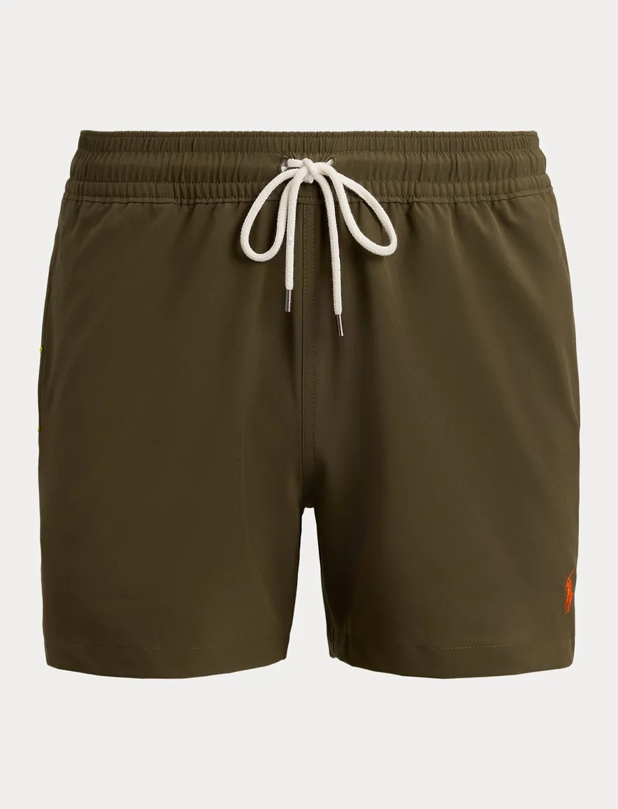 Groene Polo Ralph Lauren zwemshort slim fit zomer