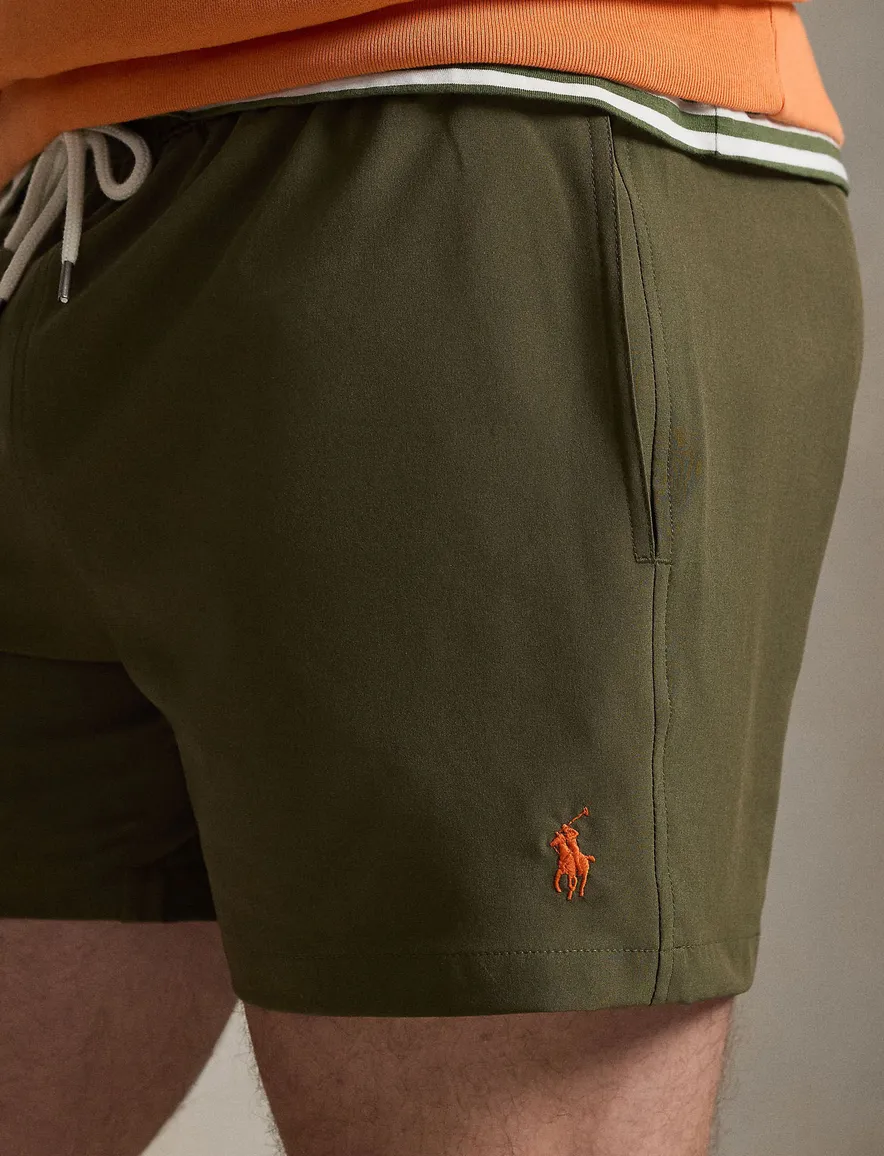 Groene Polo Ralph Lauren zwemshort slim fit zomer