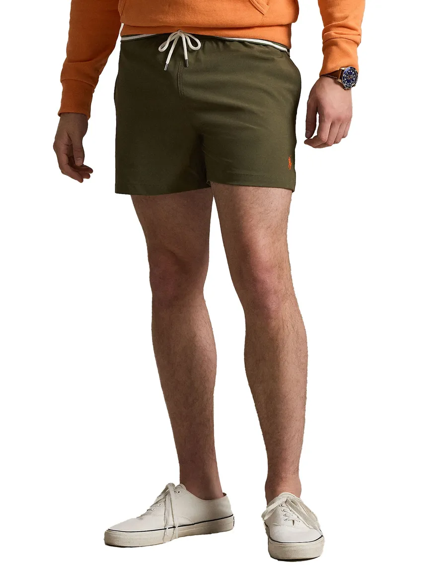 Groene Polo Ralph Lauren zwemshort slim fit zomer