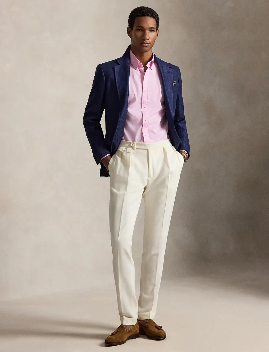Polo Ralph Lauren feather weight overhemd roze