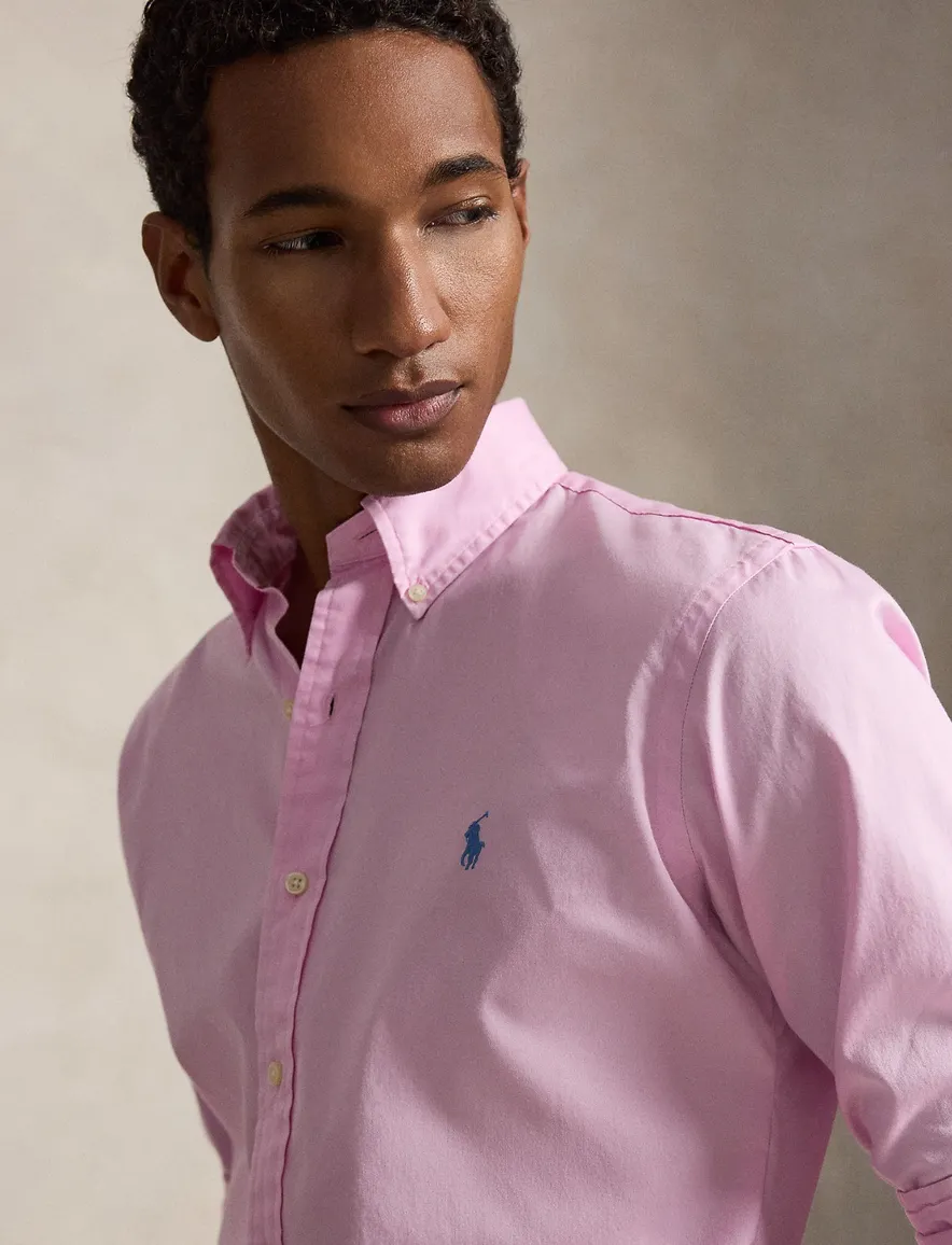Polo Ralph Lauren feather weight overhemd roze