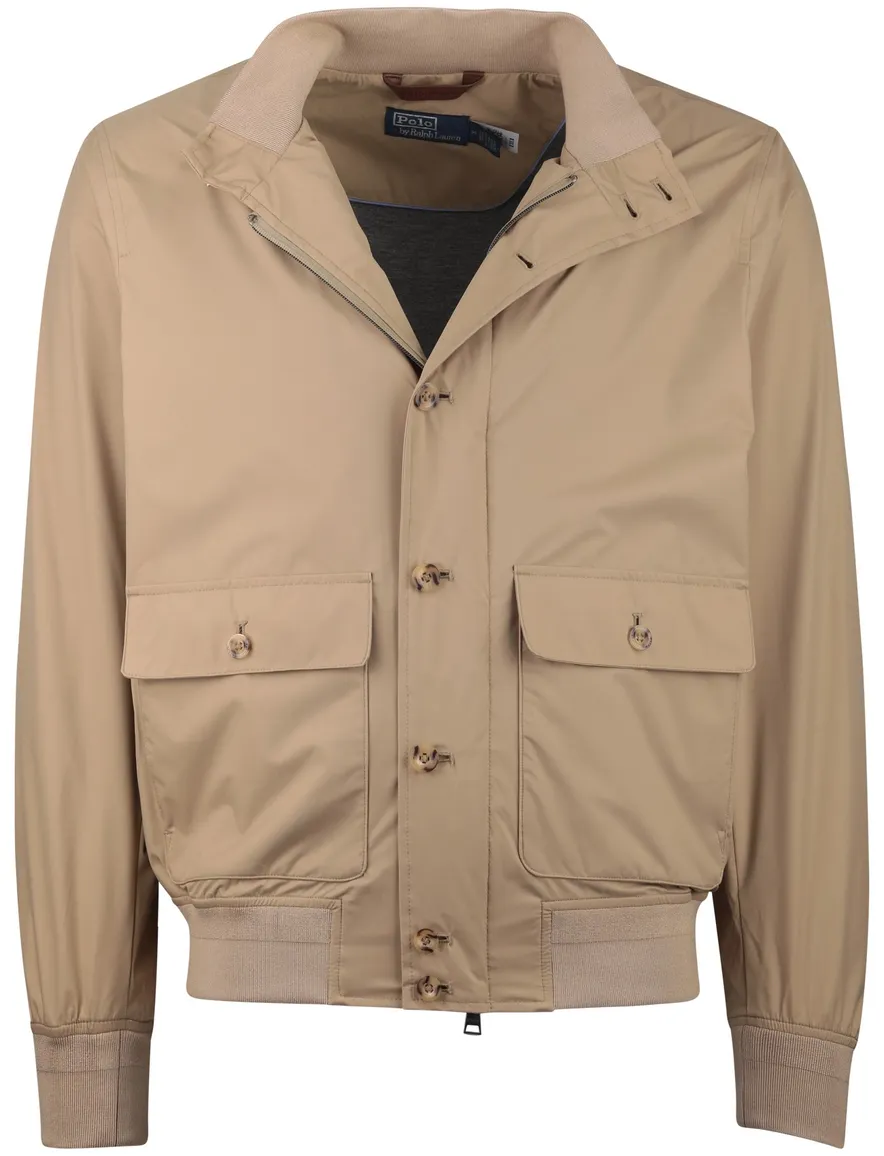 Polo Ralph Lauren jas camel klepzakken