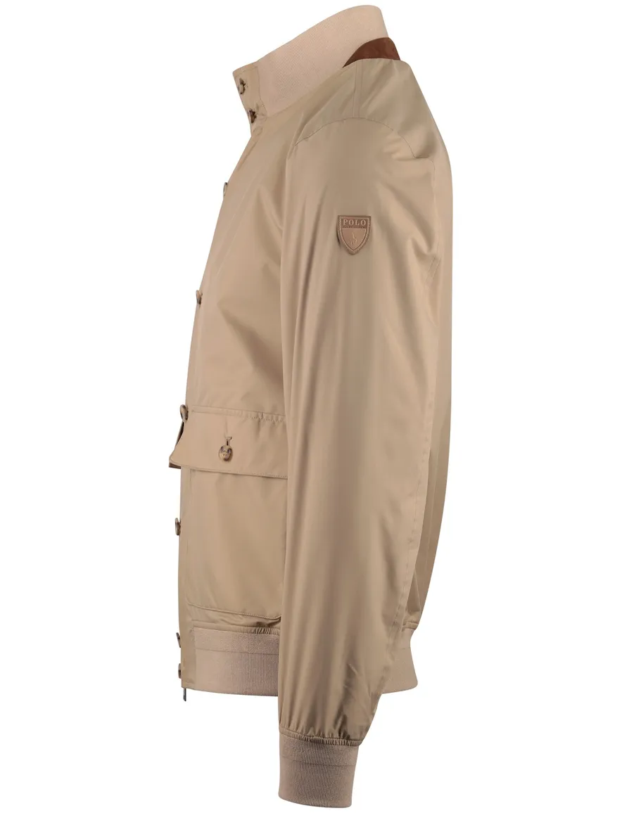 Polo Ralph Lauren jas camel klepzakken