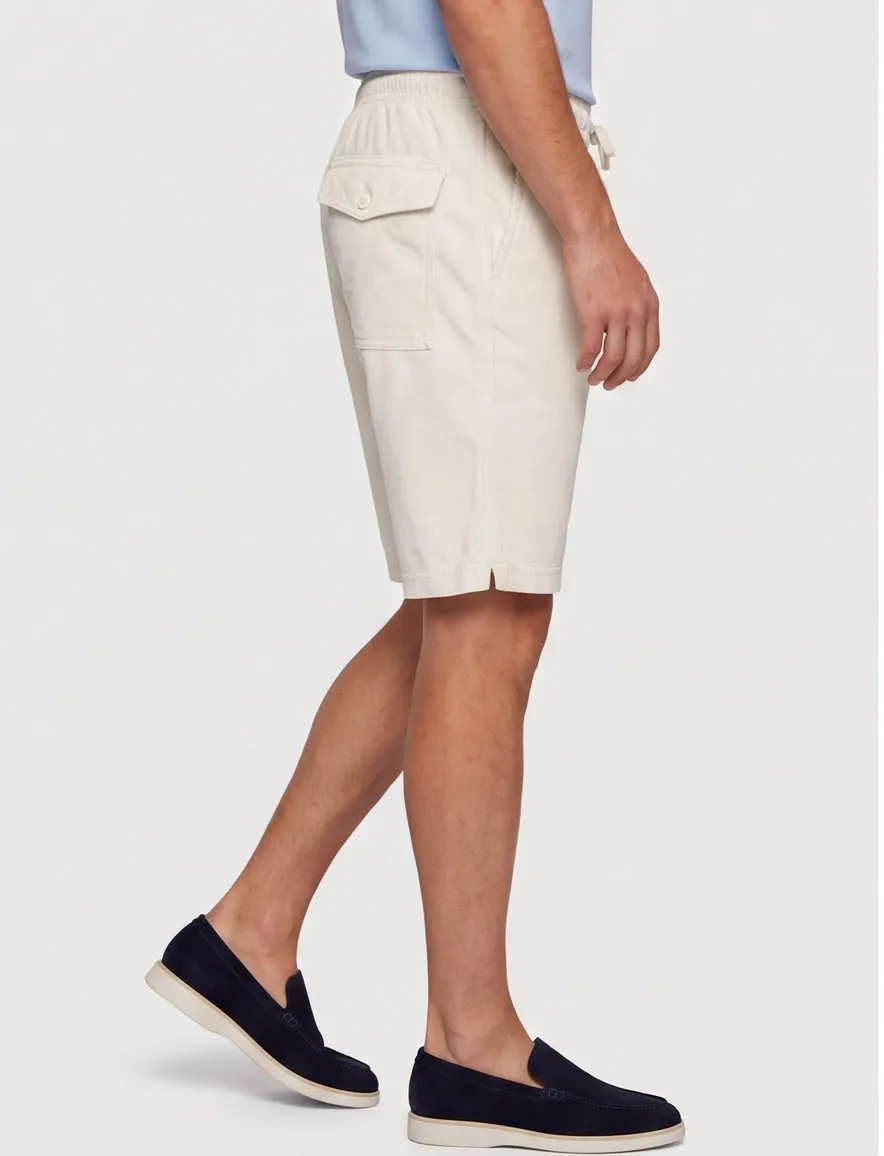 Shorts Polo Ralph Lauren Classics crème katoen