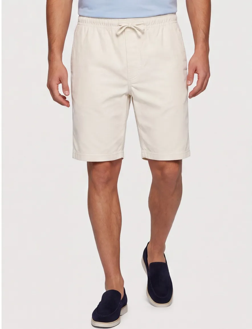 Shorts Polo Ralph Lauren Classics crème katoen