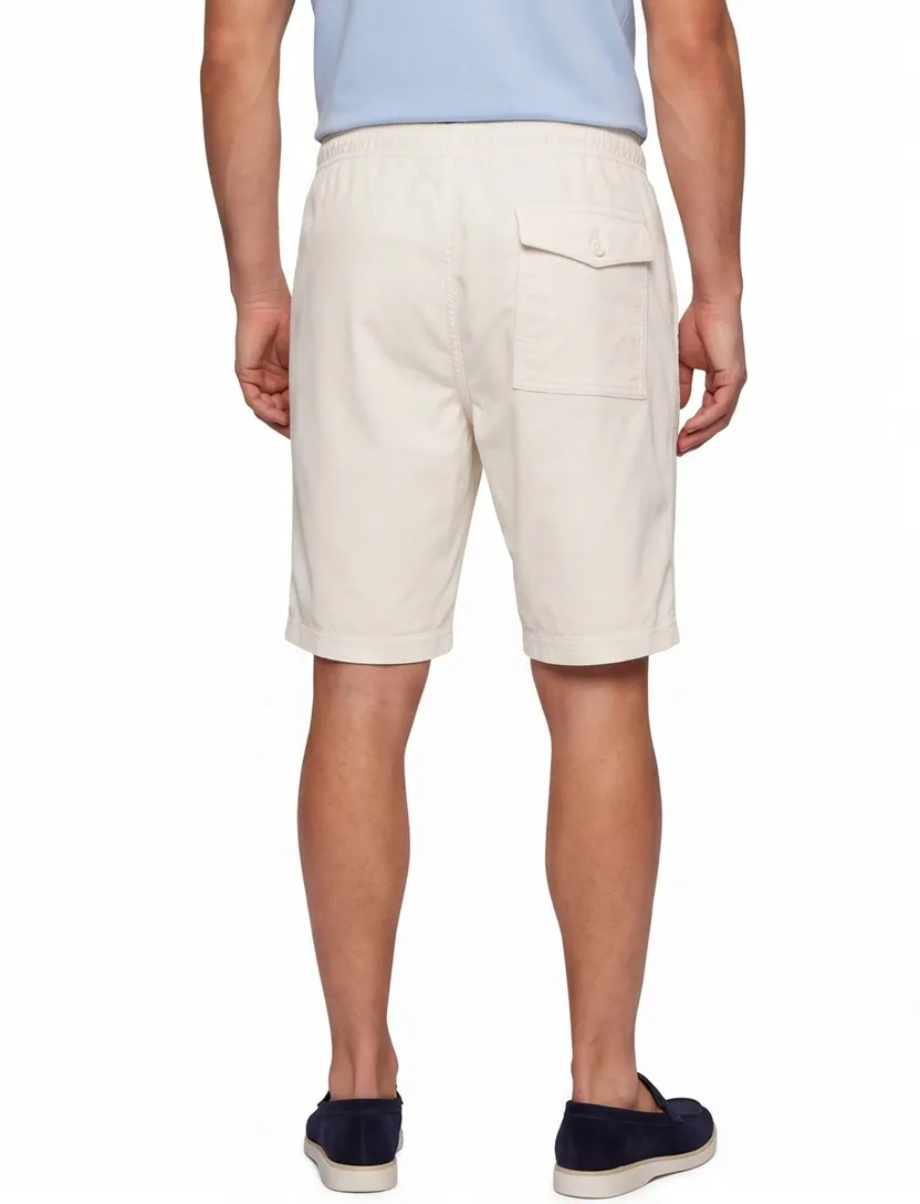 Short Polo Ralph Lauren Classics crème 100% katoen