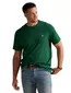 T-shirt groen Polo Ralph Lauren Big & Tall logo geel jersey