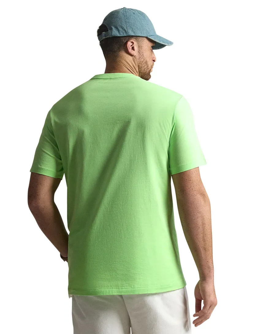 Groen wijde fit t-shirt Polo Ralph Lauren jersey Big & Tall