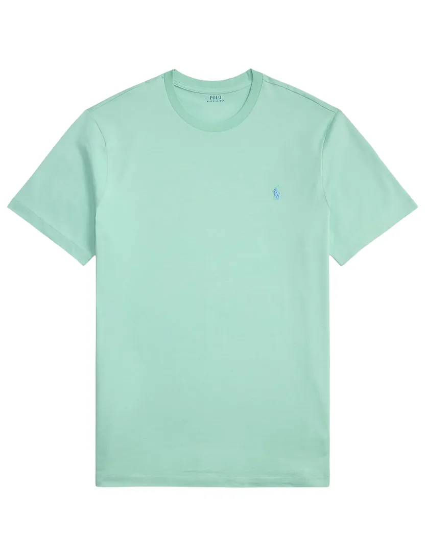 Turquoise wijde fit t-shirt Polo Ralph Lauren jersey Big & Tall