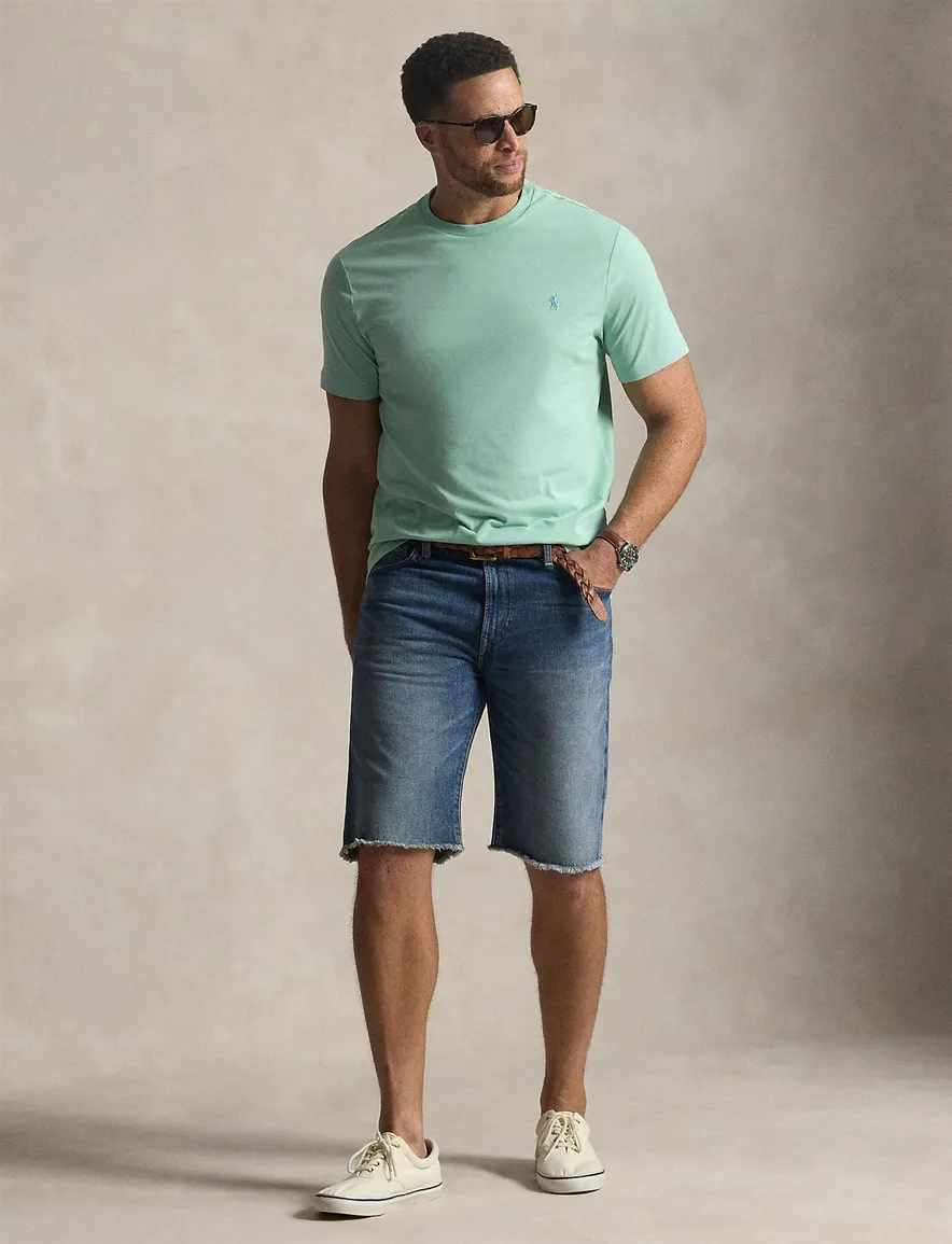Polo Ralph Lauren t-shirt turquoise effen Big & Tall