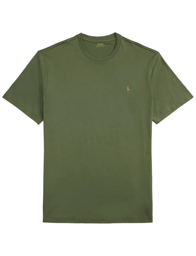 Donkergroen T-shirt Polo Ralph Lauren Big & Tall jersey
