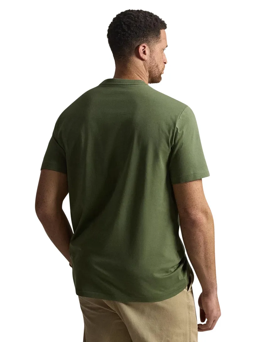Donkergroen T-shirt Polo Ralph Lauren Big & Tall jersey
