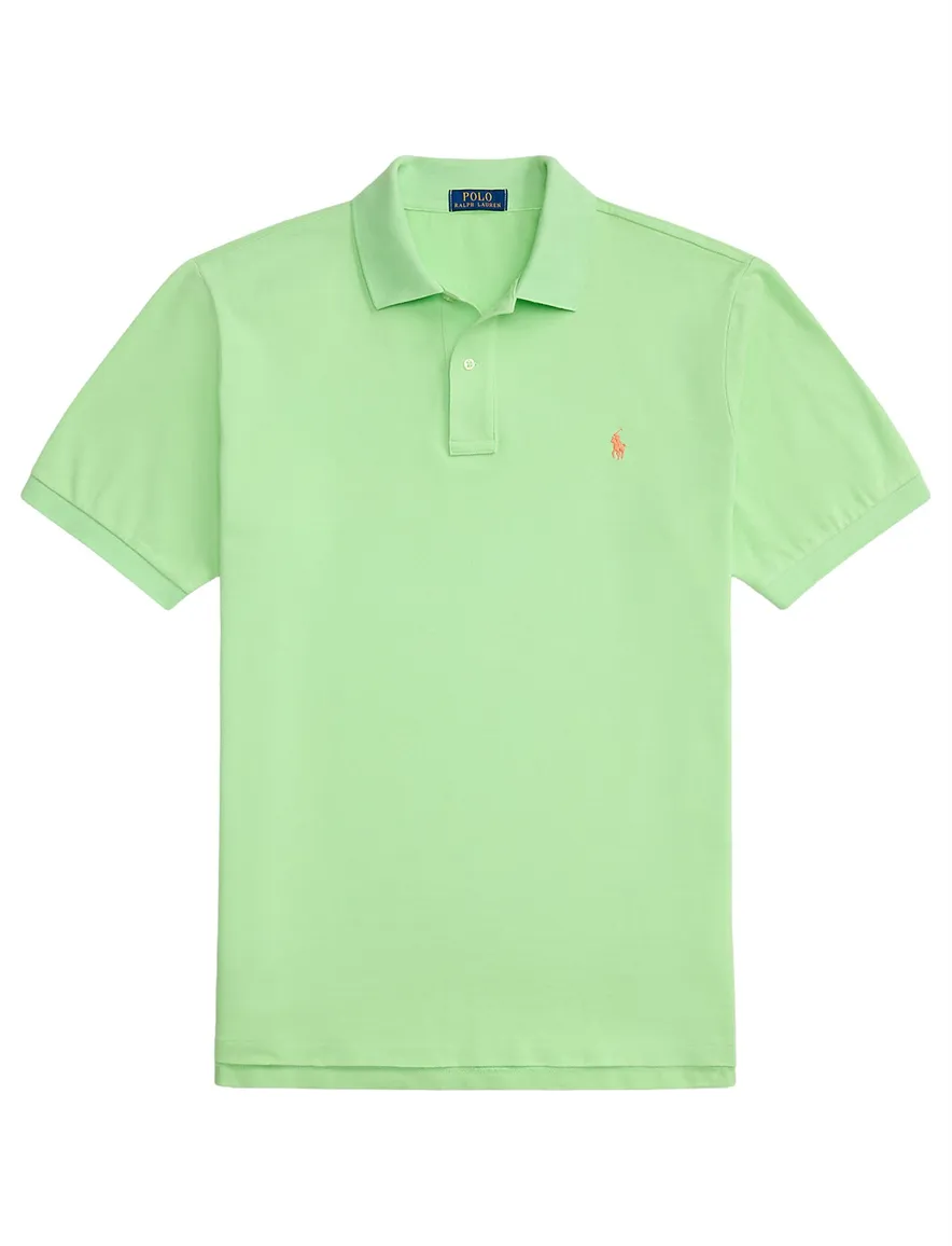 Polo groen korte mouw Polo Ralph Lauren Big & Tall 2-knoops