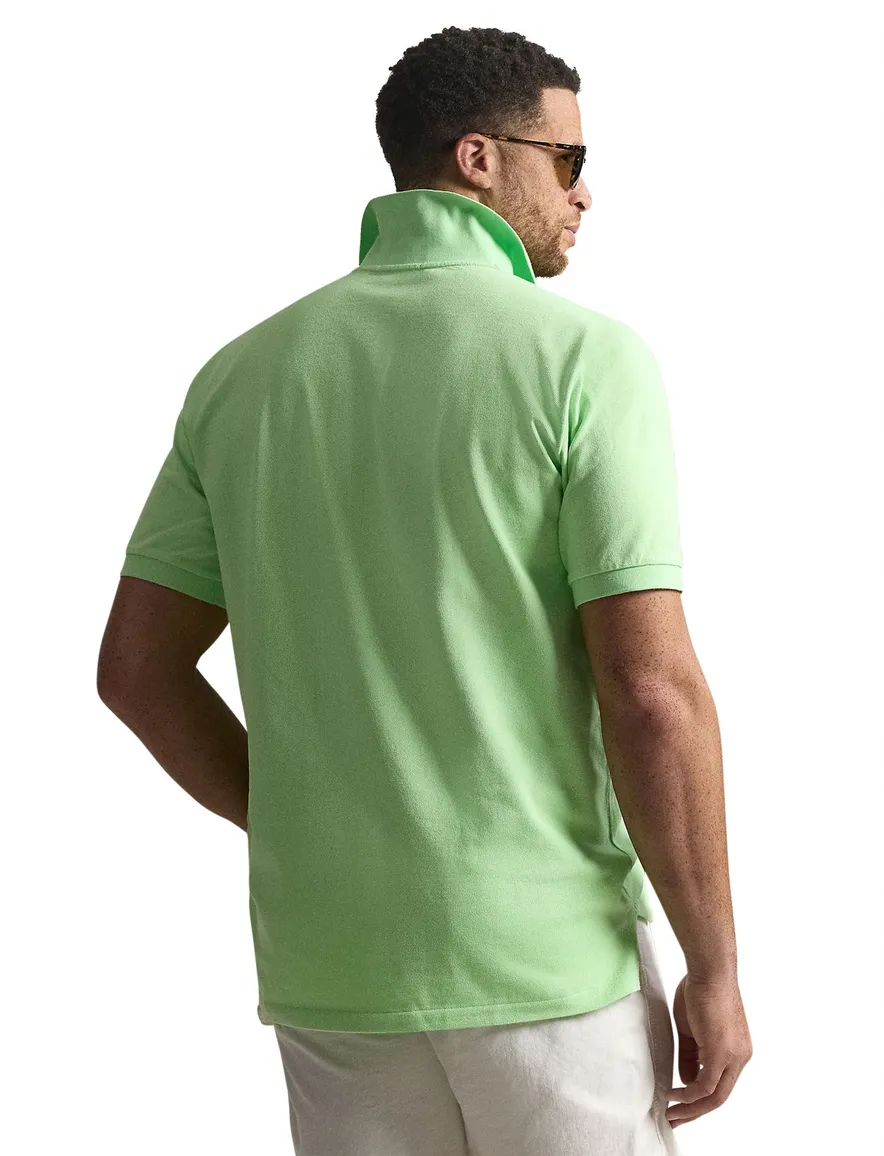 Polo groen korte mouw Polo Ralph Lauren Big & Tall 2-knoops