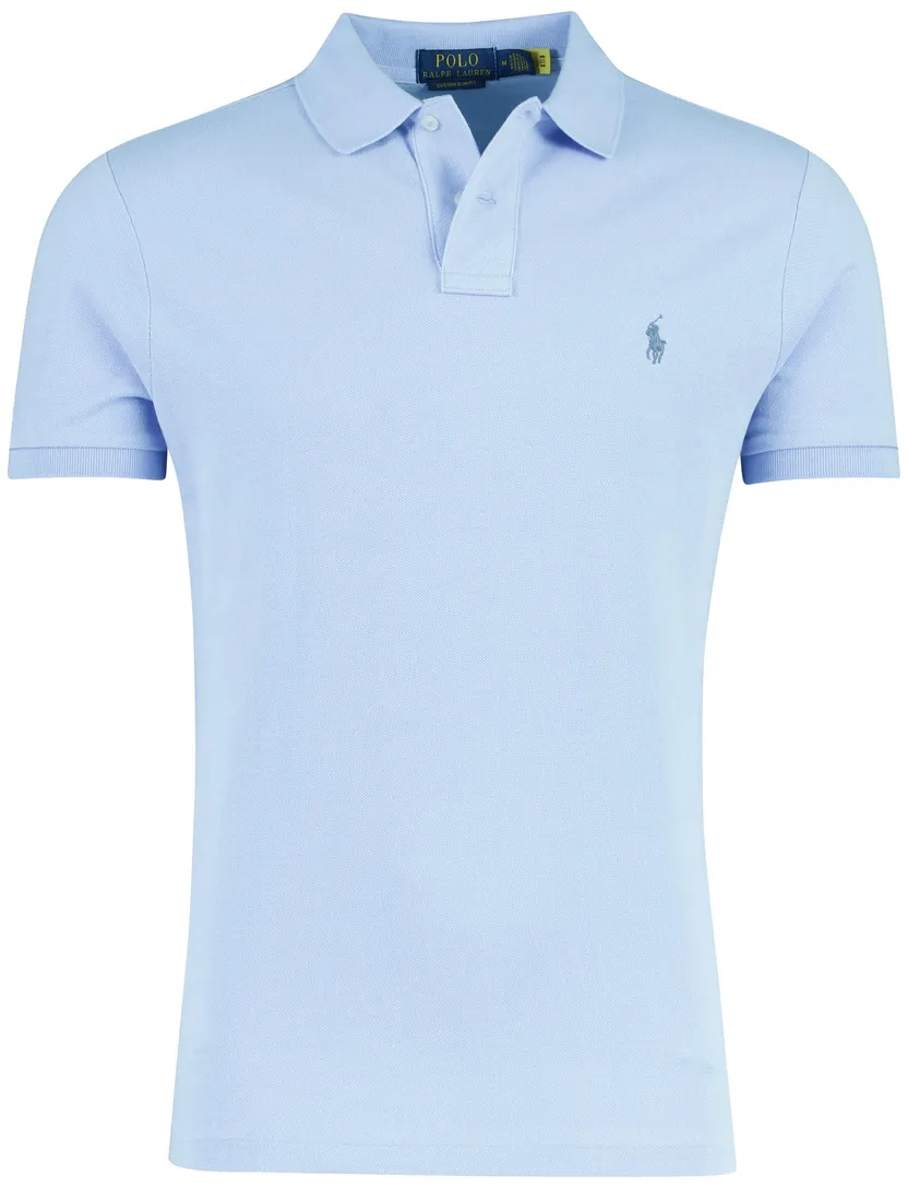 Polo Ralph Lauren Big en Tall lichtblauw korte mouw katoen