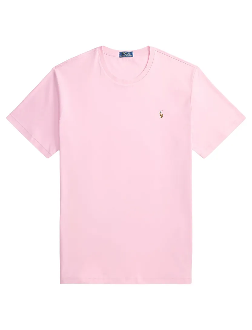 Roze wijde fit t-shirt Polo Ralph Lauren zacht katoen Big & Tall