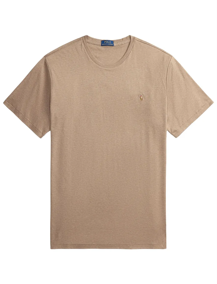 T-shirt ronde hals beige Polo Ralph Lauren Big & Tall