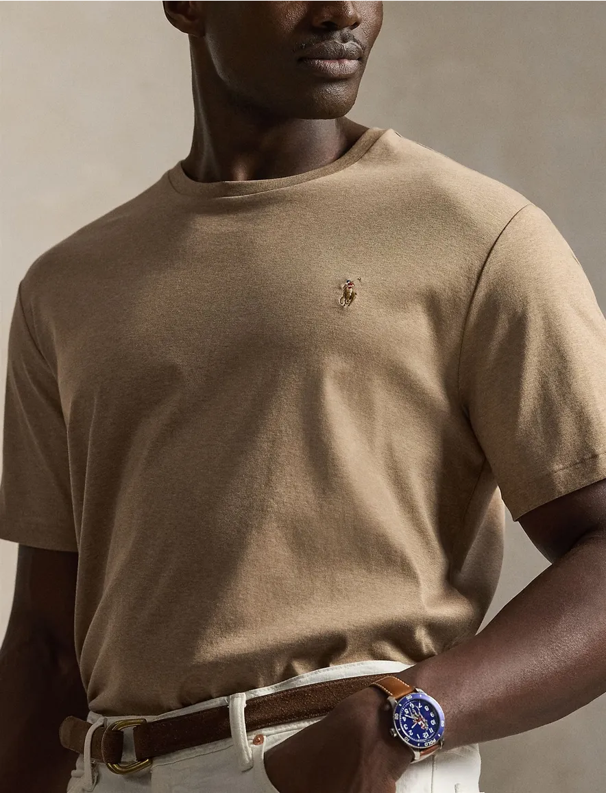 T-shirt ronde hals beige Polo Ralph Lauren Big & Tall