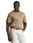 Polo Ralph Lauren t-shirt beige effen Big & Tall zacht katoen
