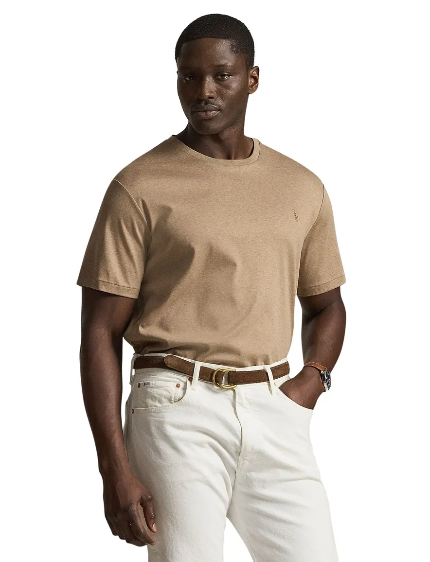 T-shirt ronde hals beige Polo Ralph Lauren Big & Tall