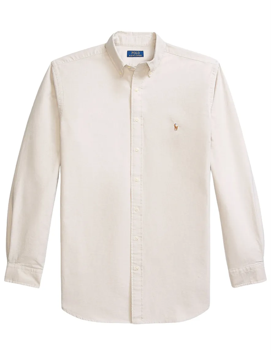 Overhemd beige Big & Tall button-down collar Polo Ralph Lauren