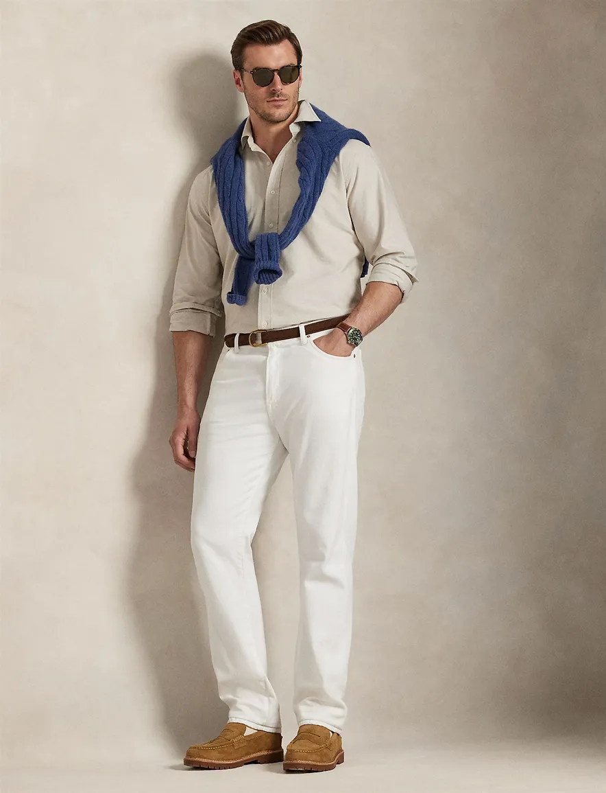 Polo Ralph Lauren overhemd beige Big & Tall