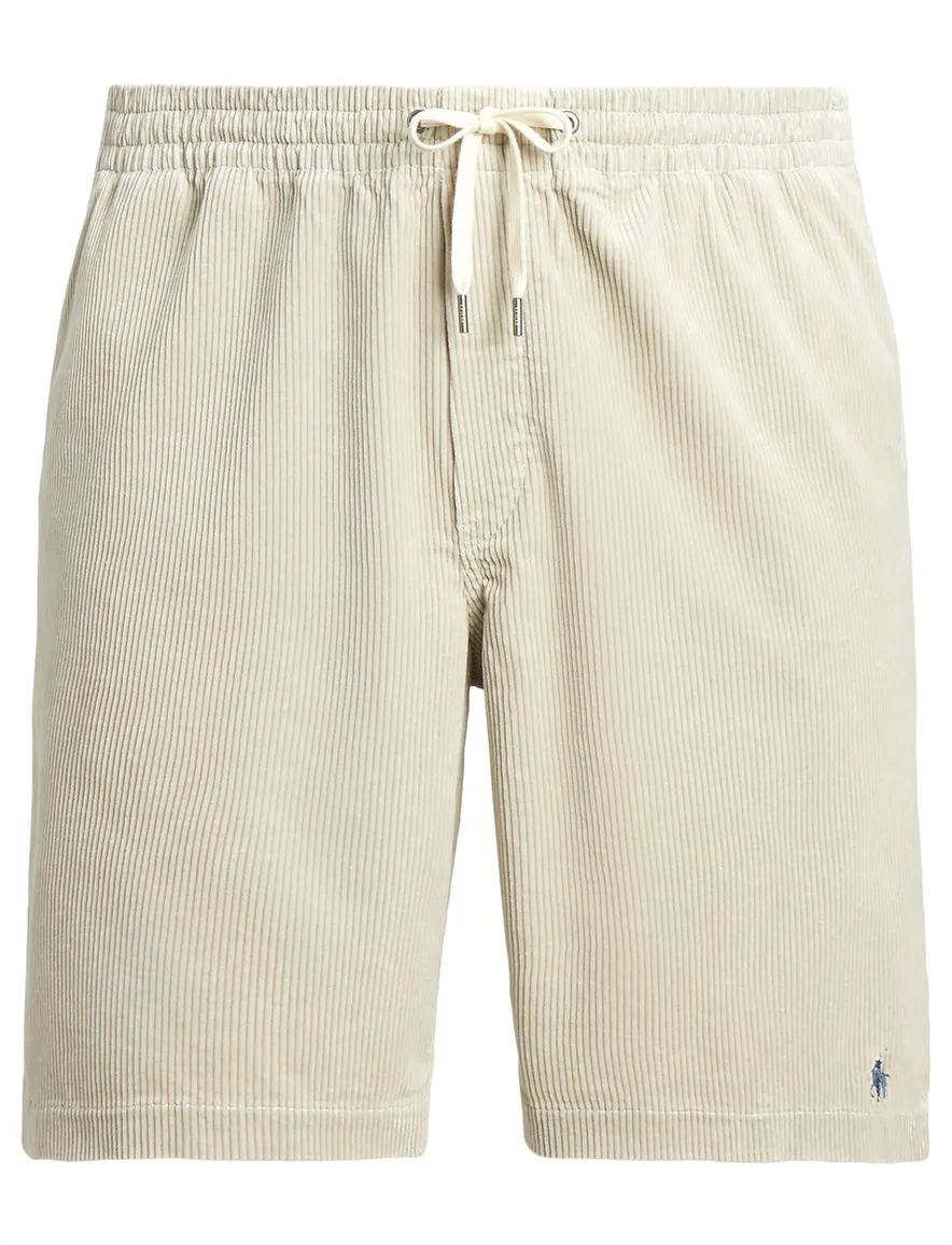 Polo Ralph Lauren Big & Tall Corduroy Shorts Creme Wijde Fit