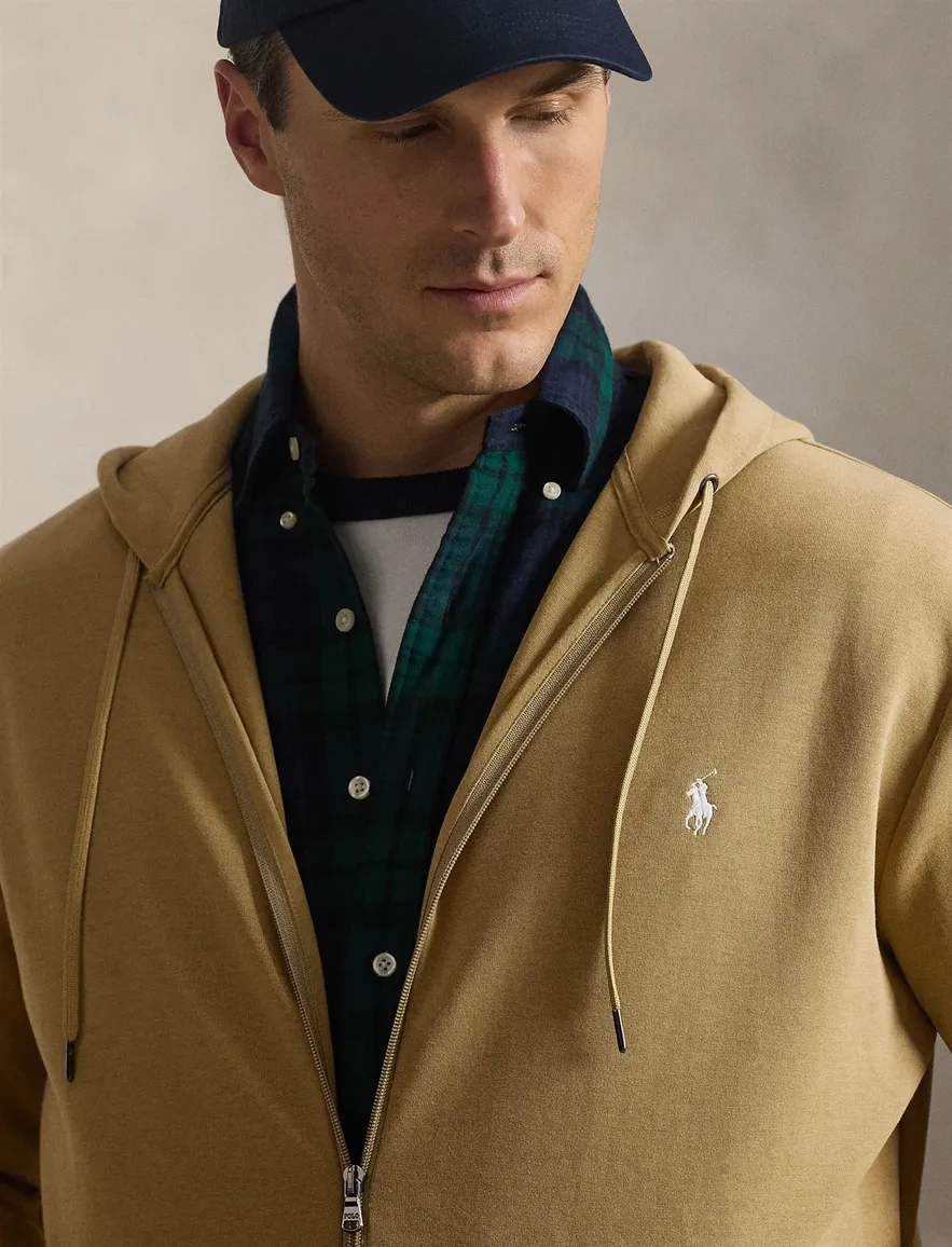 Geel vest Polo Ralph Lauren Big en Tall rits touwtjes