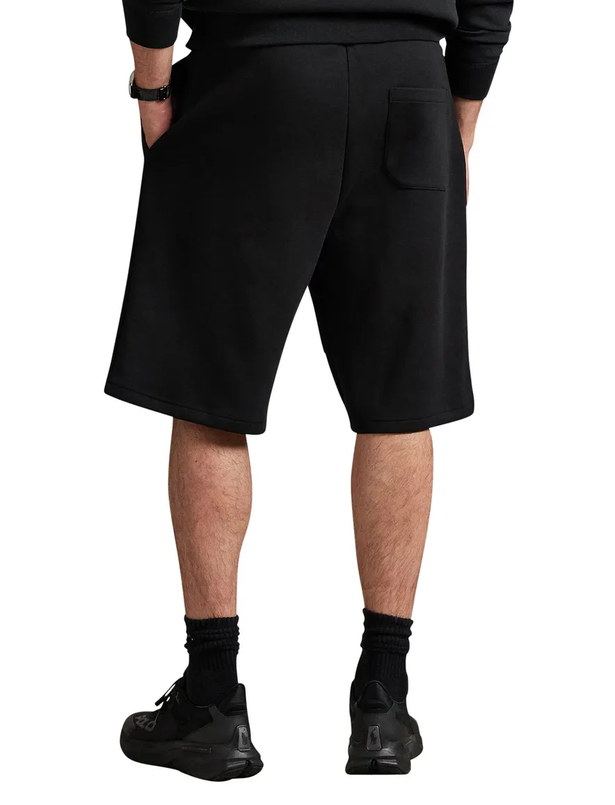 Zwarte korte joggingbroek Polo Ralph lauren Big & Tall wijde fit