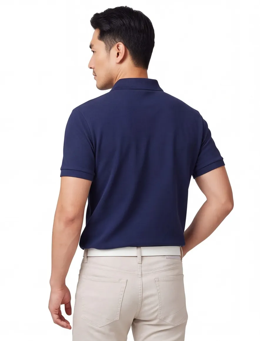 Polo Ralph Lauren Big & Tall Poloshirt Donkerblauw Wijde Fit