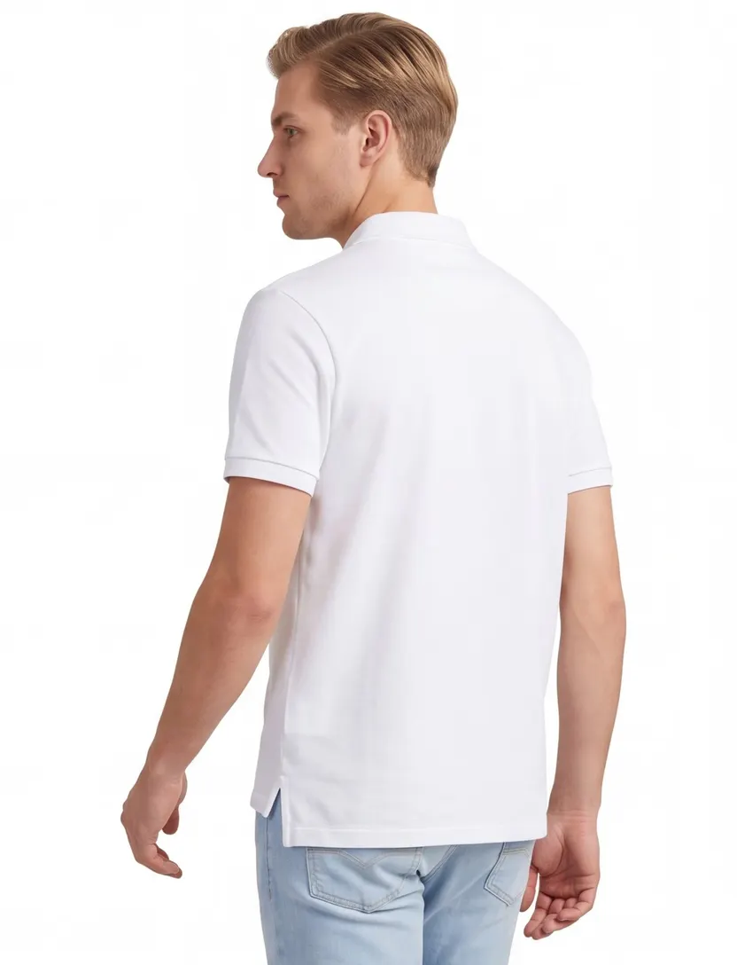 Wit poloshirt wijde fit Polo Ralph Lauren katoen