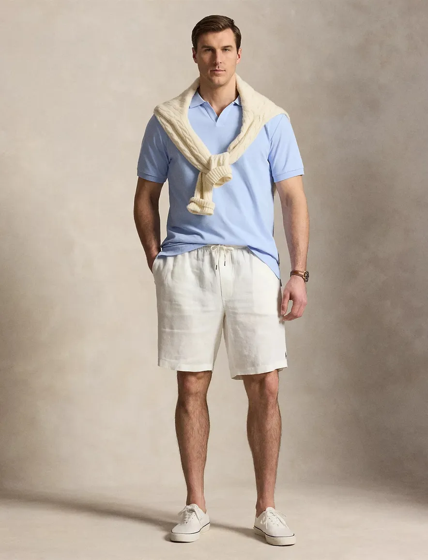 Polo Ralph Lauren polo blauw stretch Big & Tall