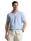Polo Ralph Lauren Plus Size poloshirt lichtblauw korte mouw