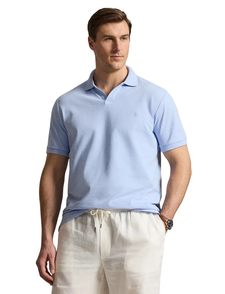 Polo Ralph Lauren polo blauw stretch Big & Tall